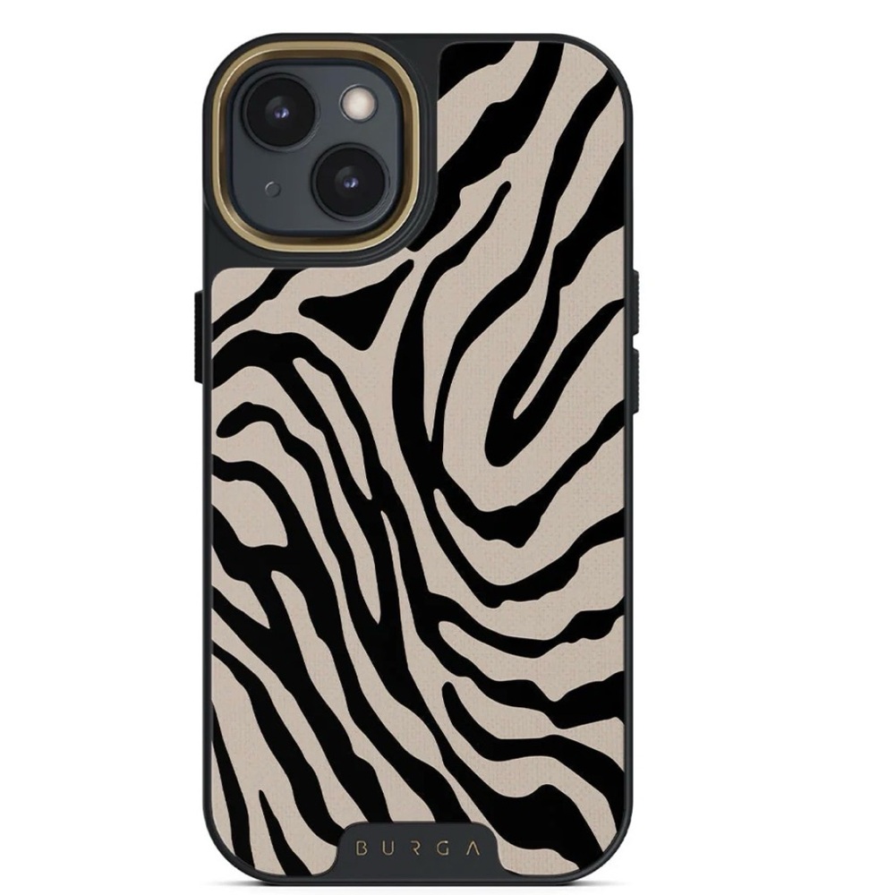 Burga Phone Case iPhone 14 Zebra Print “Imperial”